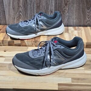 New Balance 517 Grey Red Men's Training Shoes Size 14 MX517RB1 ABZORB Mesh